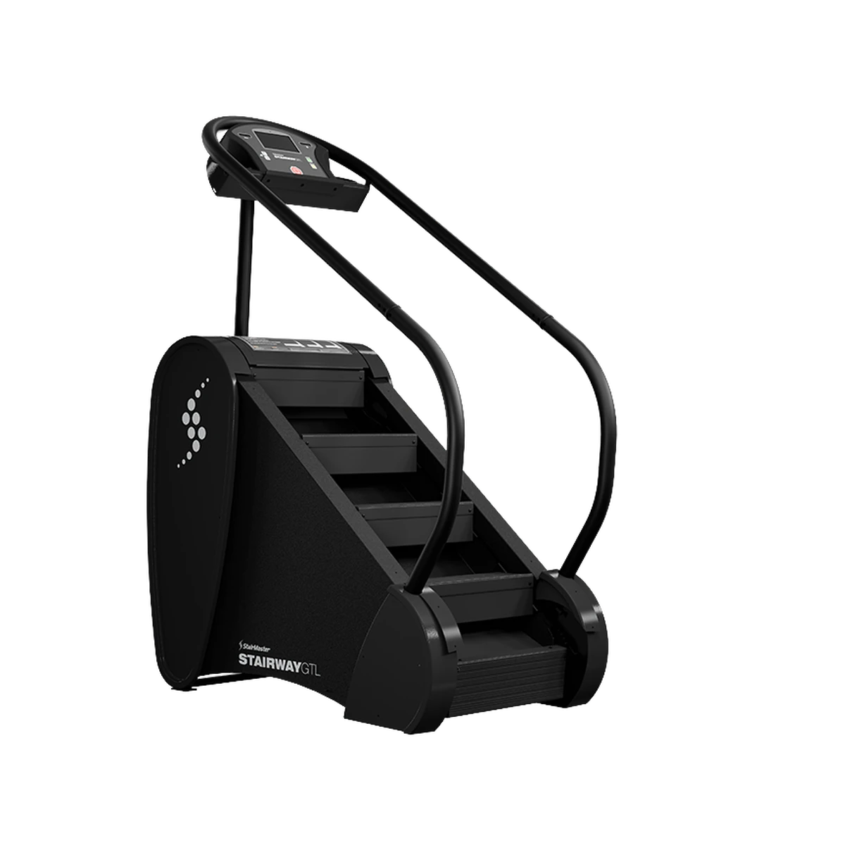 Black StairMaster Stairway GTL compact stair-climbing machine with a digital display