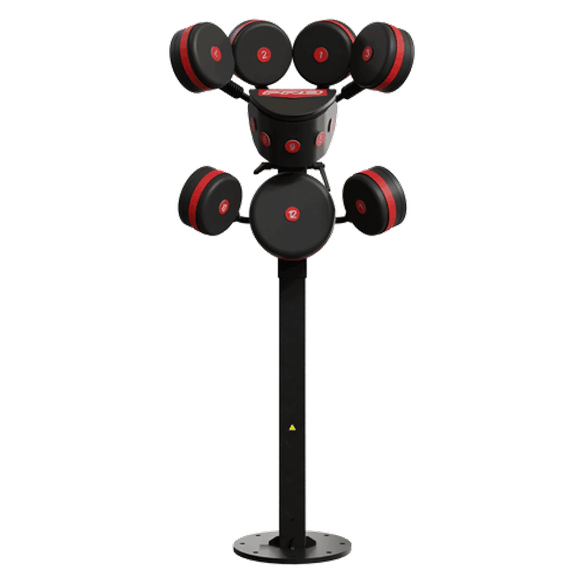 Black Throwdown BoxMaster PRO Tower single-station boxing striking machine