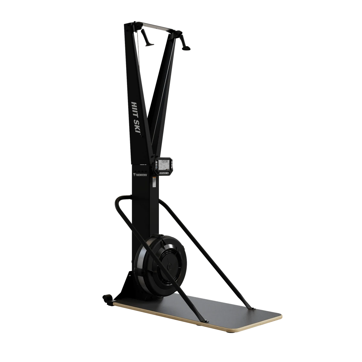 Black Throwdown HIIT Ski erg machine with fan-based resistance