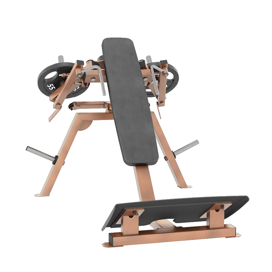 A bronze GYM80 Outdoor Butterfly machine with a weatherproof finish