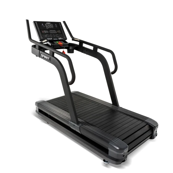 Black Spirit CTSBS900 slat belt sled treadmill with a segmented tread surface