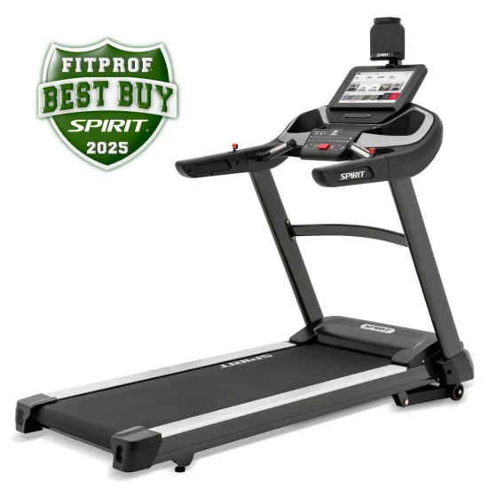 Black Spirit XT685ENT treadmill with a large touchscreen console