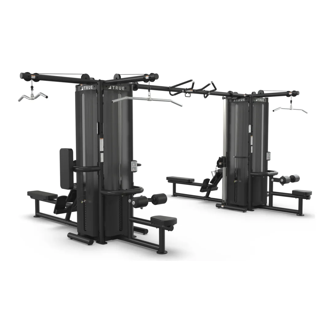 Black TRUE TMS8000 with two four-sided modular pods joined by a cable crossover